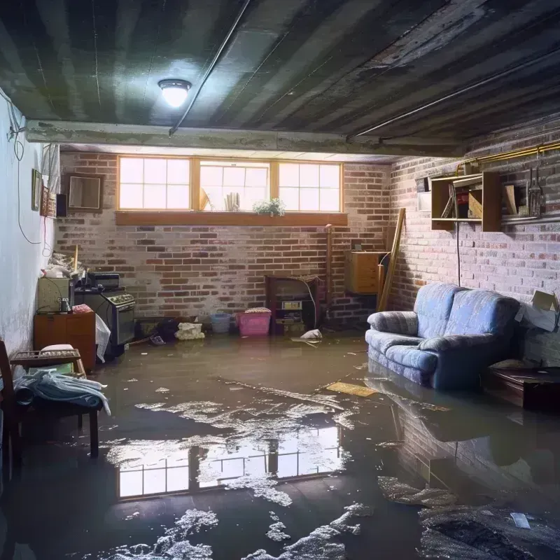 Flooded Basement Cleanup in Derry Village, NH